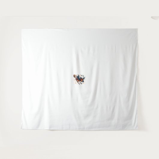 Witchy Dackel Delight Wandteppich (Vorderseite (Horizontal))