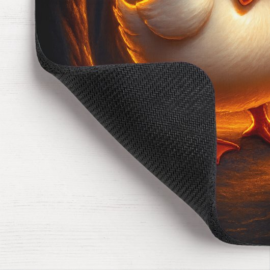 Witchy Duck Halloween Mouse Pad - Funny Cartoon An Mousepad (Ecke)