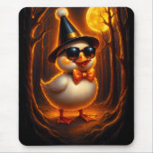 Witchy Duck Halloween Mouse Pad - Funny Cartoon An Mousepad (Vorne)