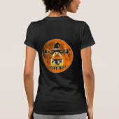 Witchy Ducky (orange Mond-Steigen) T-Shirt (Rückseite)