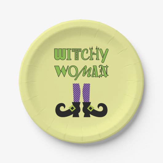 WITCHY FRAMAN PAPPTELLER (Vorderseite)