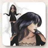 Witchy Frauen-Set von sechs Untersetzer (Vorderseite)