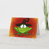 Witchy Frog Karte (Vorderseite)