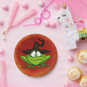 Witchy Frog Pappteller (Party)