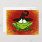 Witchy Frog Postkarte (Vorne/Hinten)
