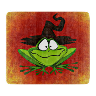 Witchy Frog Schneidebrett