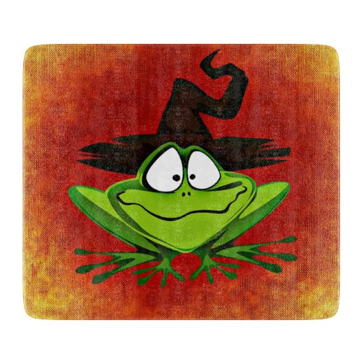Witchy Frog Schneidebrett (Vorderseite)