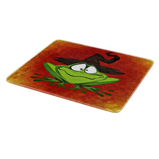 Witchy Frog Schneidebrett (Ecke)