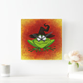 Witchy Frosch Quadratische Wanduhr (Zuhause)