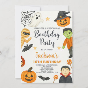 Witchy Fun Kids Halloween Einladung