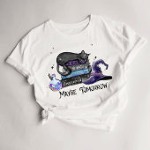 Witchy Funny Cat T - Shirt