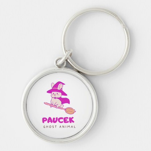 Witchy Ghost Keyring Schlüsselanhänger (Vorne)