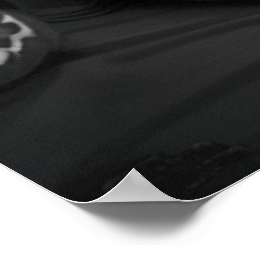 Witchy Halloween Coloring Poster (Ecke)