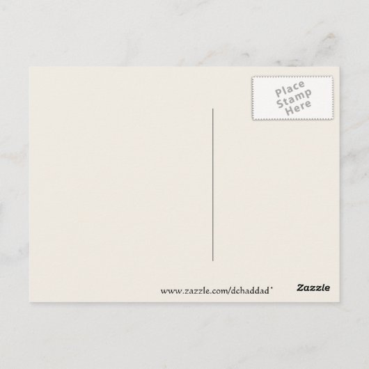 Witchy Halloween Greetings Postkarte (Rückseite)