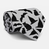 Witchy Halloween Neck Tie Krawatte (Gerollt)