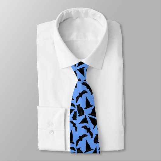 Witchy Halloween Neck Tie Krawatte (Gebunden)