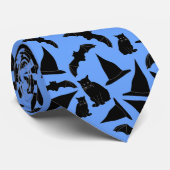 Witchy Halloween Neck Tie Krawatte (Gerollt)