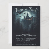 Witchy Halloween-Party Einladung (Vorderseite)