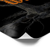 Witchy Halloween-Party Poster (Ecke)