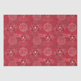 Witchy Halloween Wiccan Pentagram Pentagramm Seidenpapier