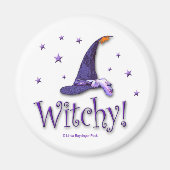 Witchy Hat Magnet (Vorne)