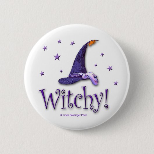 Witchy Hut Button (Vorderseite)