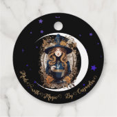 Witchy Kitchen Personalisiert Geschenkanhänger (Rückseite)