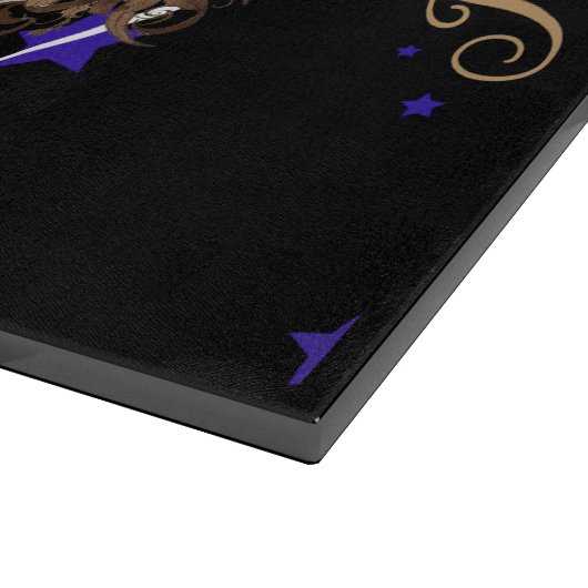Witchy Kitchen Personalisiert Schneidebrett (Ecke)