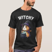 Witchy – Magical Guinea Pig Halloween Shirt (Vorderseite)