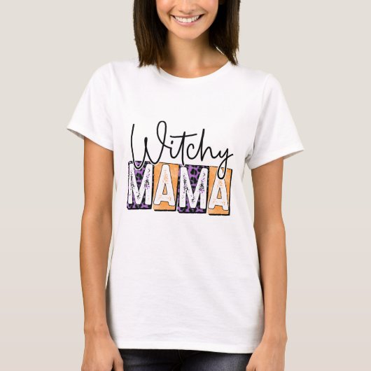 Witchy Mama - Halloween T-Shirt (Vorderseite)