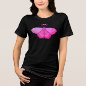 Witchy Moth Lila Magon Butterfly Tri-Blend Shirt (Vorderseite)