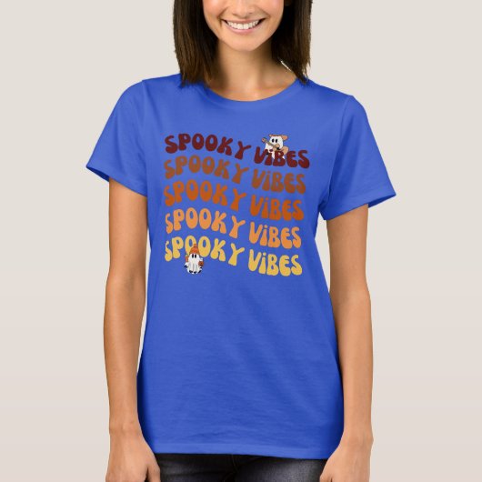 Witchy October Vibes Halloween T-Shirt (Vorderseite)