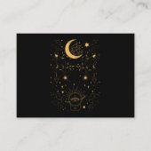 Witchy Pastel Goth Crescent Visitenkarte (Vorderseite)