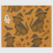 Witchy Paws & Pumpkin Howls Halloween-Muster