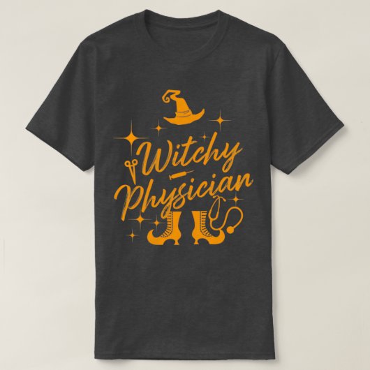 Witchy Physician bester witziger Arzt Geschenk T-Shirt (Design vorne)