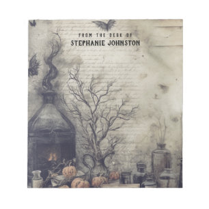 Witchy Potion Dark Academia Ästhetische Pumpkins Notizblock
