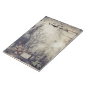 Witchy Potion Dark Academia Ästhetischer Pumpkin V Notizblock (angewinkelt)