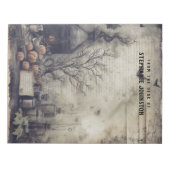 Witchy Potion Dark Academia Ästhetischer Pumpkin V Notizblock (Vorderseite)