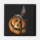 Witchy Pumpkin Magnet (Vorne)