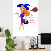 Witchy Redhead Thunder_Cove Poster (Heimbüro)