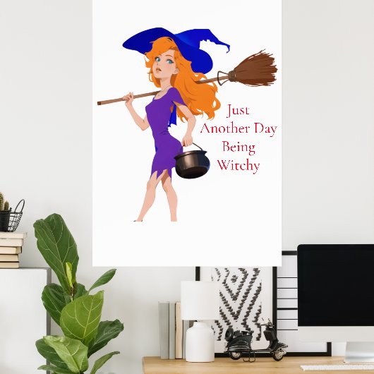 Witchy Redhead Thunder_Cove Poster (Heimbüro)