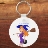 Witchy Redhead Thunder_Cove Schlüsselanhänger (Rückseite)