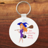 Witchy Redhead Thunder_Cove Schlüsselanhänger (Vorderseite)