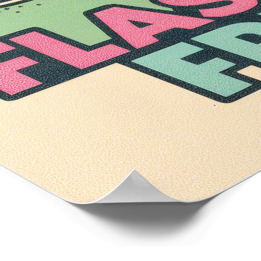 Witchy Retro Kitchen Chaos Poster (Ecke)