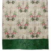 Witchy Romance | Apothecary Decanter Floral Duschvorhang (Vorderseite)