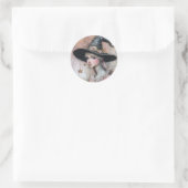 Witchy Runder Aufkleber (Tasche)