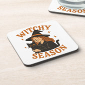 Witchy-Saison Getränkeuntersetzer (Linke Seite)