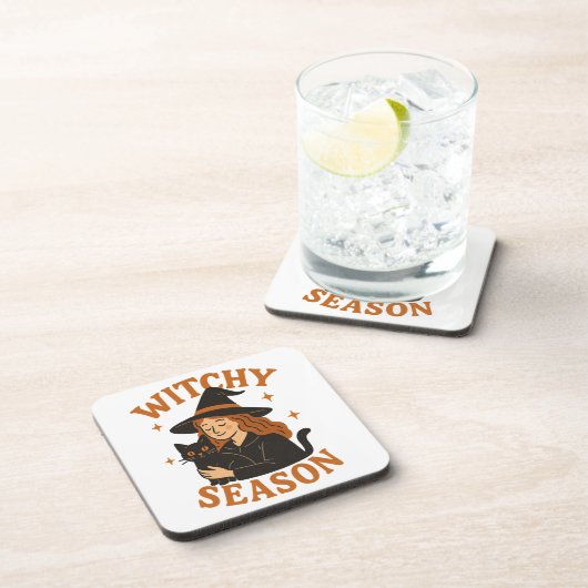Witchy-Saison Getränkeuntersetzer (Rechte Seite)