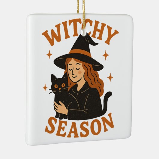 Witchy-Saison Keramikornament (Rechts)