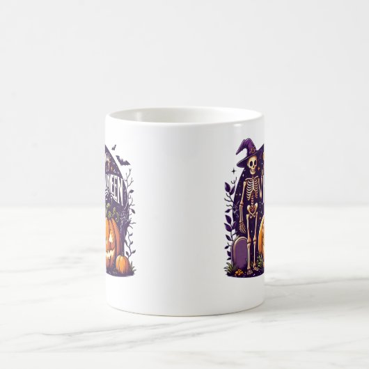 Witchy Skeleton's Night Kaffeetasse (Mittel)
